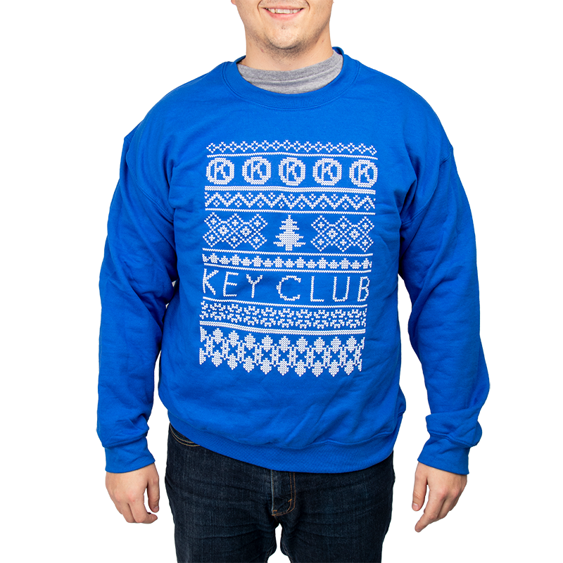 Key Club Ugly Sweater Sweatshirt | Kiwanis Family Products