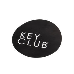 [KEY-0114] Black and White Key Club Removable Laptop Sticker