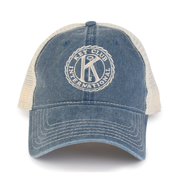 [KEY-0103] Washed Pigment Dyed with Washed Mesh Cap
