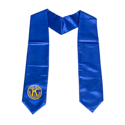 [KEY-0076] Key Club Graduation Stole: Blue