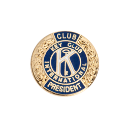 [KEY-0058] Key Club President Pin