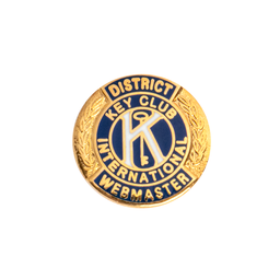 [KEY-0057] Key Club District Webmaster Pin