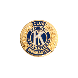 [KEY-0055] Key Club Club Webmaster Pin