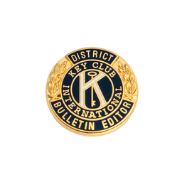 [KEY-0053] Key Club District Bulletin Editor Pin