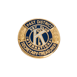 [KEY-0052] Key Club Past District Secretary-Treasurer Pin