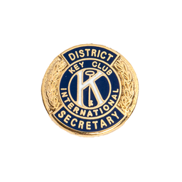 [KEY-0044] Key Club District Secretary Pin KEY-0044