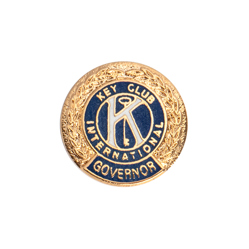 [KEY-0038] Key Club Governor Pin