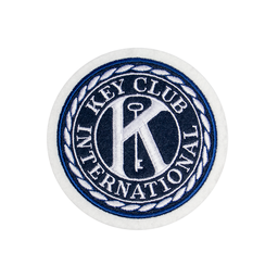 [KEY-0034] Key Club Letter Jacket Patch