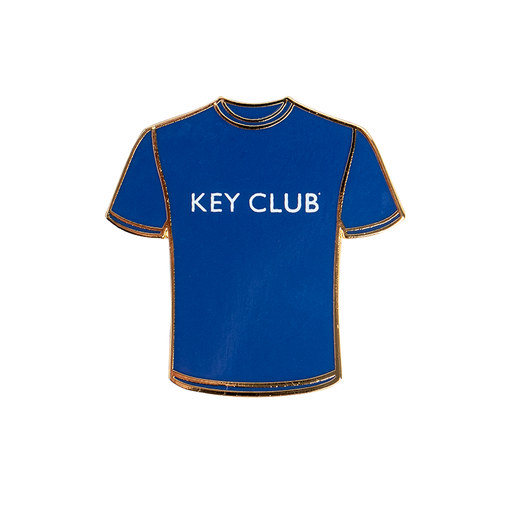 [KEY-0016] Key Club Blue Tee Pin