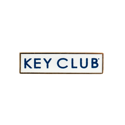 [KEY-0012] Key Club Wordmark Bar Pin
