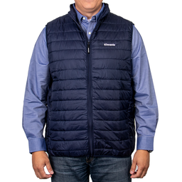 Men's Navy Prevail Packable Puffer Vest