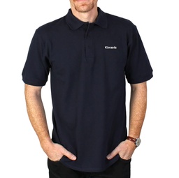 Kiwanis Men's Navy Polo