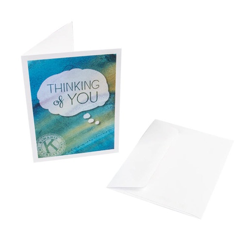 [KIW-0197] Kiwanis Thinking of You Cards (25 Pack)