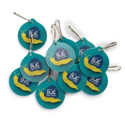 [KIW-0585] Bringing Up Grades (BUG) Round Zipper Pull - Pack of 10