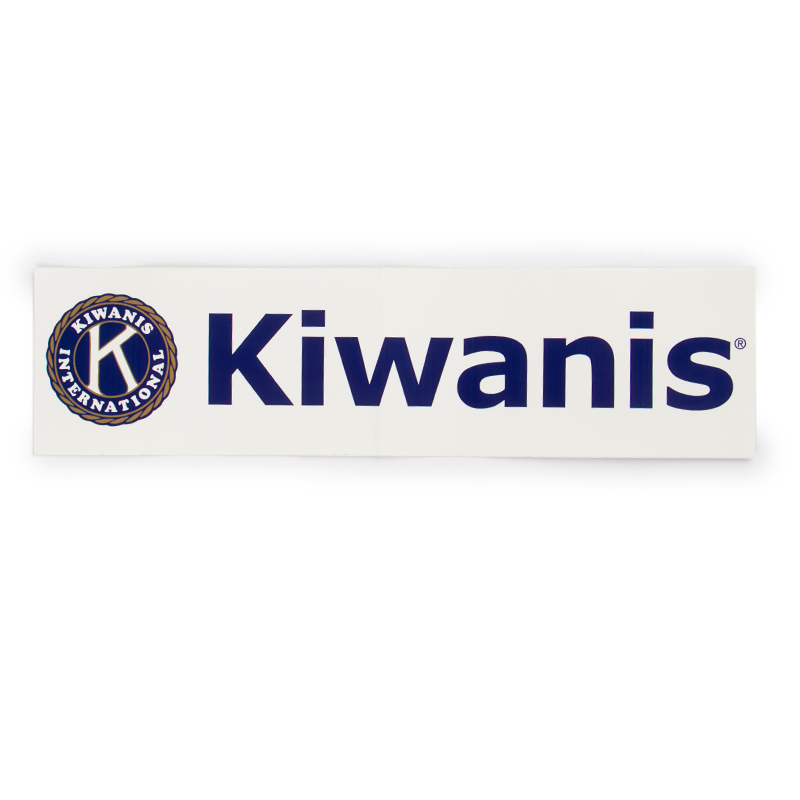 Kiwanis Bumper Sticker