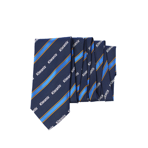 [KIW-0352] Kiwanis Angled Stripe Tie