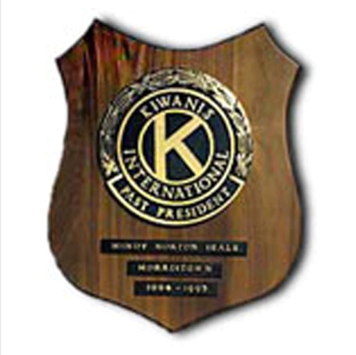 [KIW-0348] Kiwanis Officer Shield Plaque