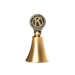 [KIW-0294] Kiwanis Round Top Paperweight Bell