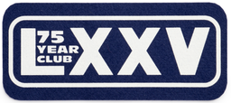 [KIW-0253] Banner Patch, 75 Year Club