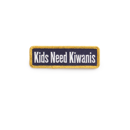 [KIW-0250] Kids Need Kiwanis Banner Patch