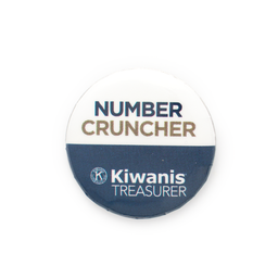 [KIW-0115] Kiwanis Number Cruncher Button