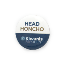 [KIW-0112] Kiwanis Head Honcho Button