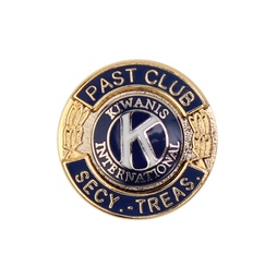 [KIW-0103] Kiwanis Past Club Secretary-Treasurer Pin