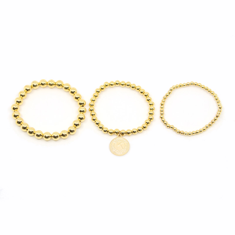 Kiwanis Bead Bracelets (Set of 3)