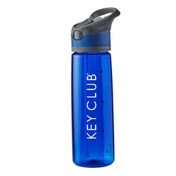 [KEY-1014] Key Club Navy Wordmark Water Bottle