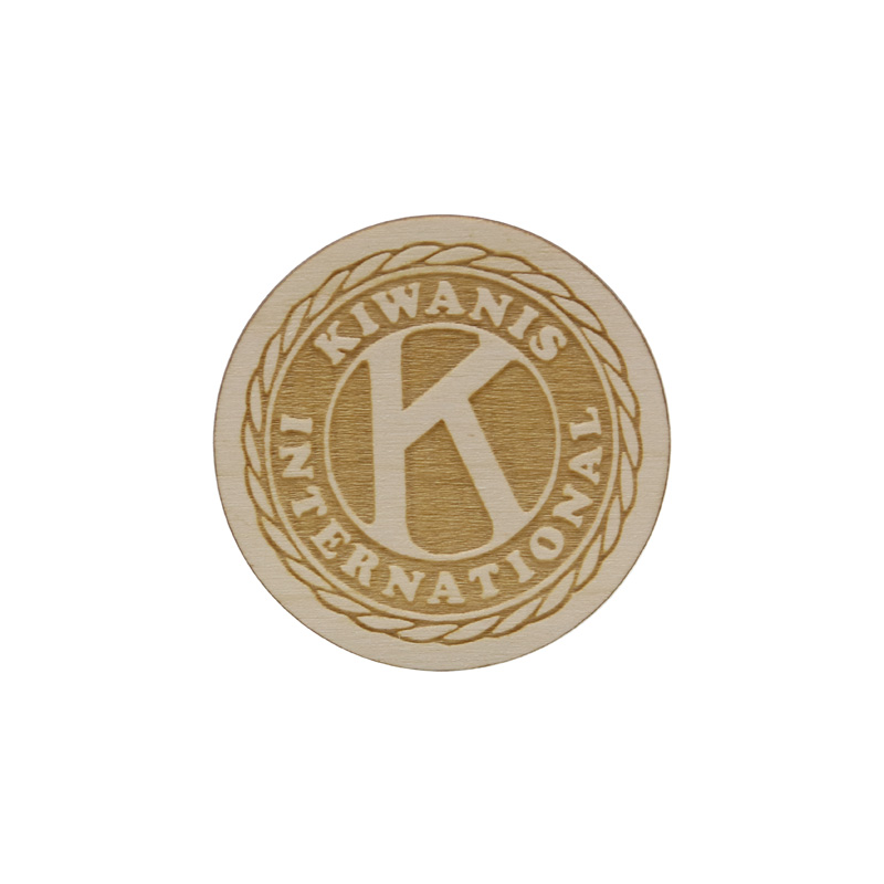 Kiwanis Magnetic Wooden Button