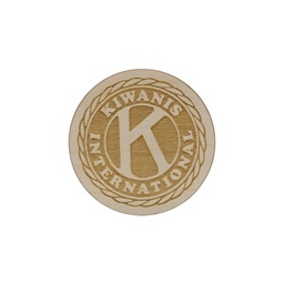 [KIW-1020] Kiwanis Magnetic Wooden Button