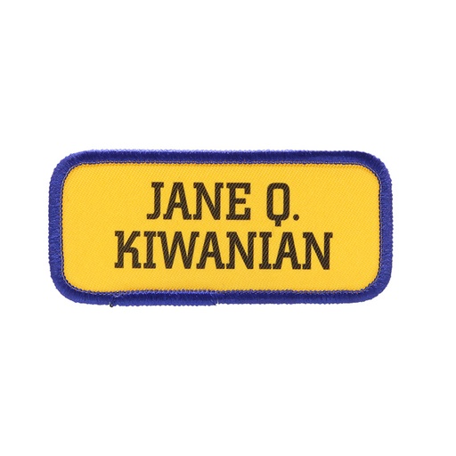 [KIW-9504] Kiwanis George F. Hixson Fellowship Banner Name Patch