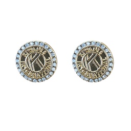 [KIW-1057] Kiwanis Rhinestone Stud Earring