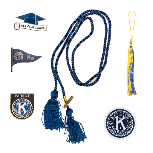 [KEY-2024] Key Club Graduation Bundle (Blue Cord)