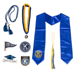 [KEY-2018] Key Club Ultimate Bundle #3 - Blue Stole, Blue Cord