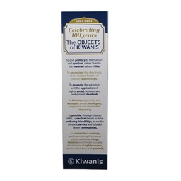 [KIW-1113] Objects of Kiwanis Bookmark (25 pack)