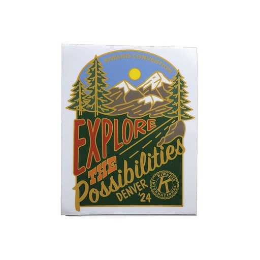[KIW-1115] Kiwanis 2024 Denver Convention Explore Sticker