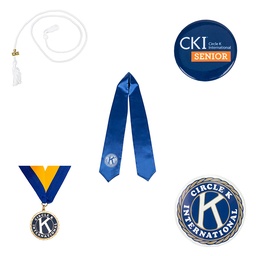 [CKI-1007] CKI Ultimate bundle #2 Blue stole, white cord