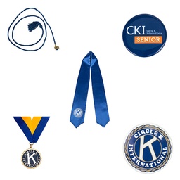 [CKI-1008] CKI Ultimate bundle #3 - Blue stole, blue cord
