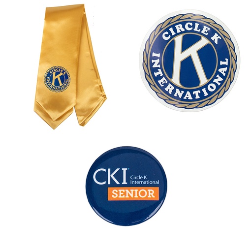 [CKI-1012] Circle K Graduation Bundle (Gold Stole)