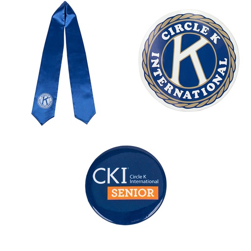 [CKI-1013] Circle K Graduation Bundle (Blue Stole)