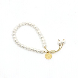 [KIW-1134] Kiwanis Pearl Slider Bracelet