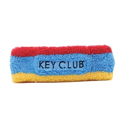 [KEY-2035] Key Club Striped Headband