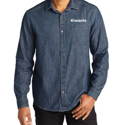 Kiwanis Men's Denim Shirt