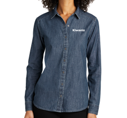 Kiwanis Women's Denim Shirt