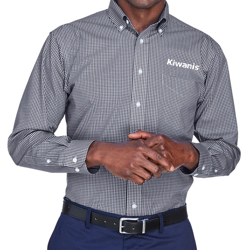 Kiwanis Men's Gingham Check Shirt