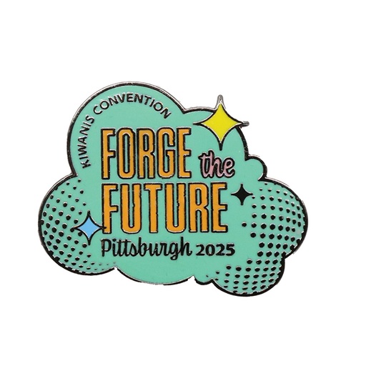 [KIW-9530] Kiwanis 2025 Pittsburgh Convention Forge the Future Pin