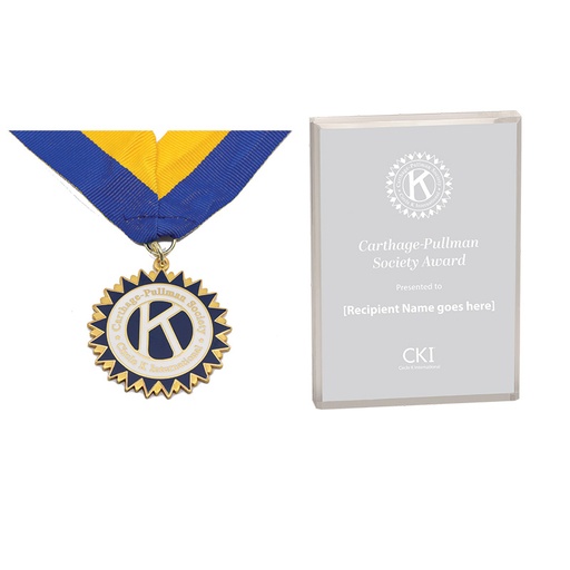 [CKI-9540] Circle K Carthage-Pullman Society Recognition Kit