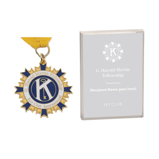 [KEY-9536] G. Harold Martin Fellowship Recognition Kit