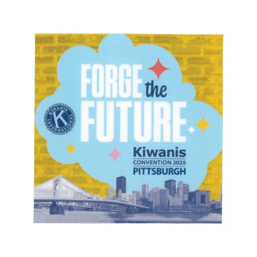 [KIW-9561] Kiwanis 2025 Pittsburgh Convention Sticker